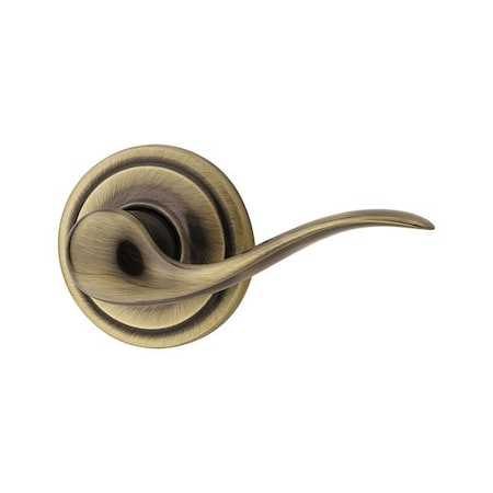 Kwikset Tustin Lever Interior Dummy Handleset Trim, Satin Brass Blackened 968TNLRH-5